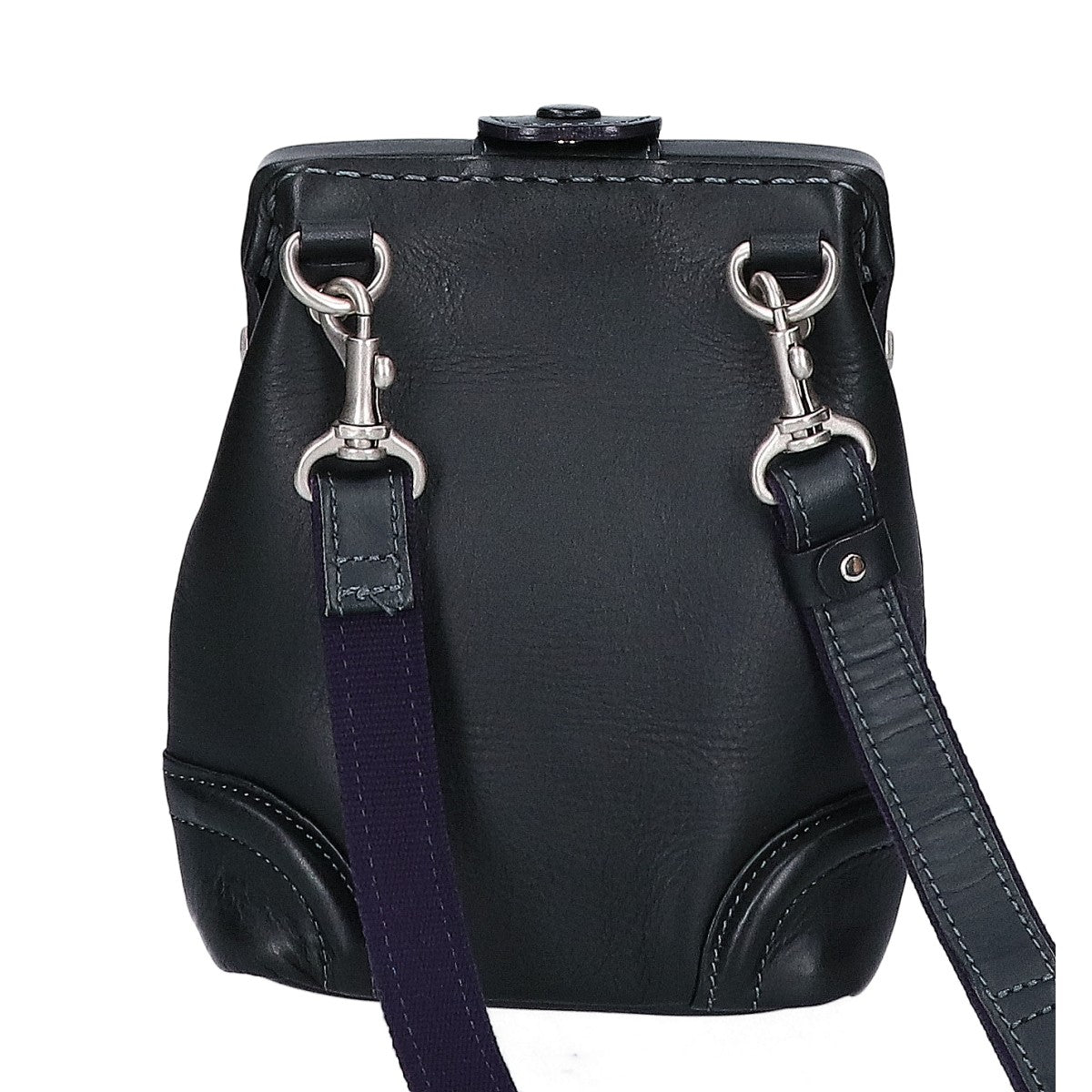 FIVEWOODS PLATEAU Dalles Leather Shoulder Bag Navy