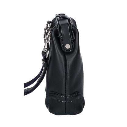 FIVEWOODS PLATEAU Dalles Leather Shoulder Bag Navy