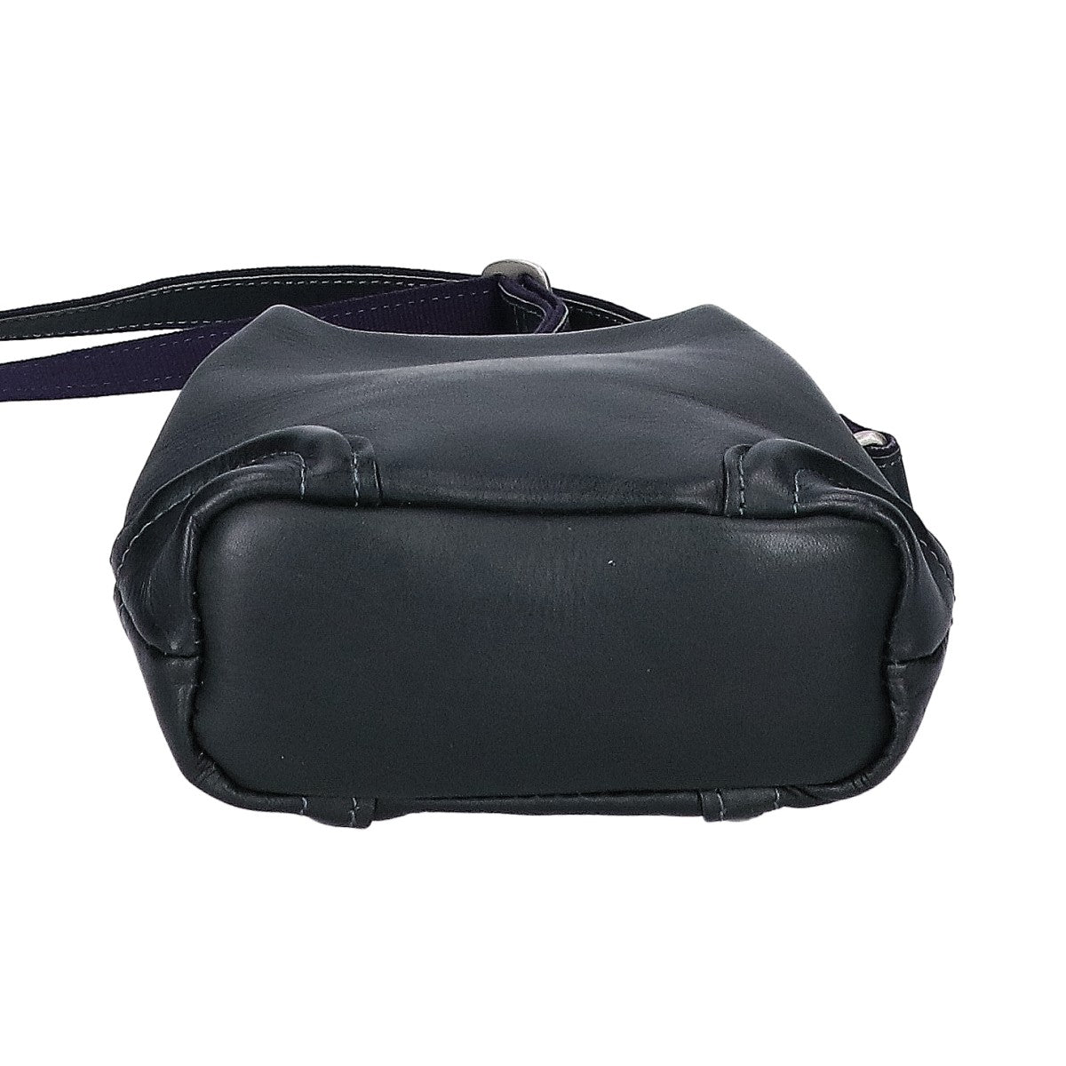 FIVEWOODS PLATEAU Dalles Leather Shoulder Bag Navy