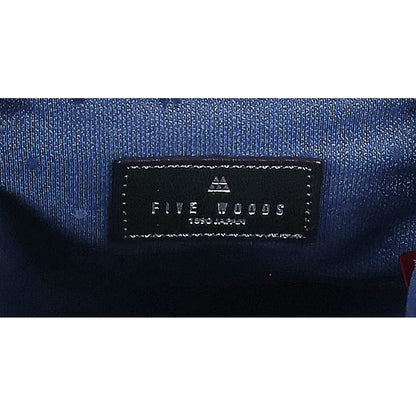 FIVEWOODS PLATEAU Dalles Leather Shoulder Bag Navy