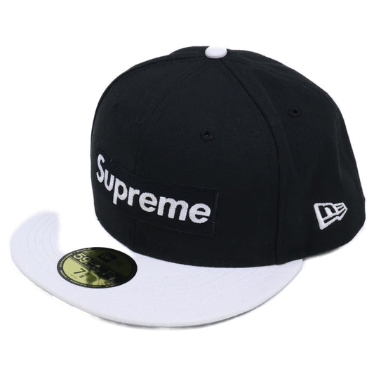 Supreme 2-Tone Box Logo New Era Cap Black Size 7 3/8 58.7CM