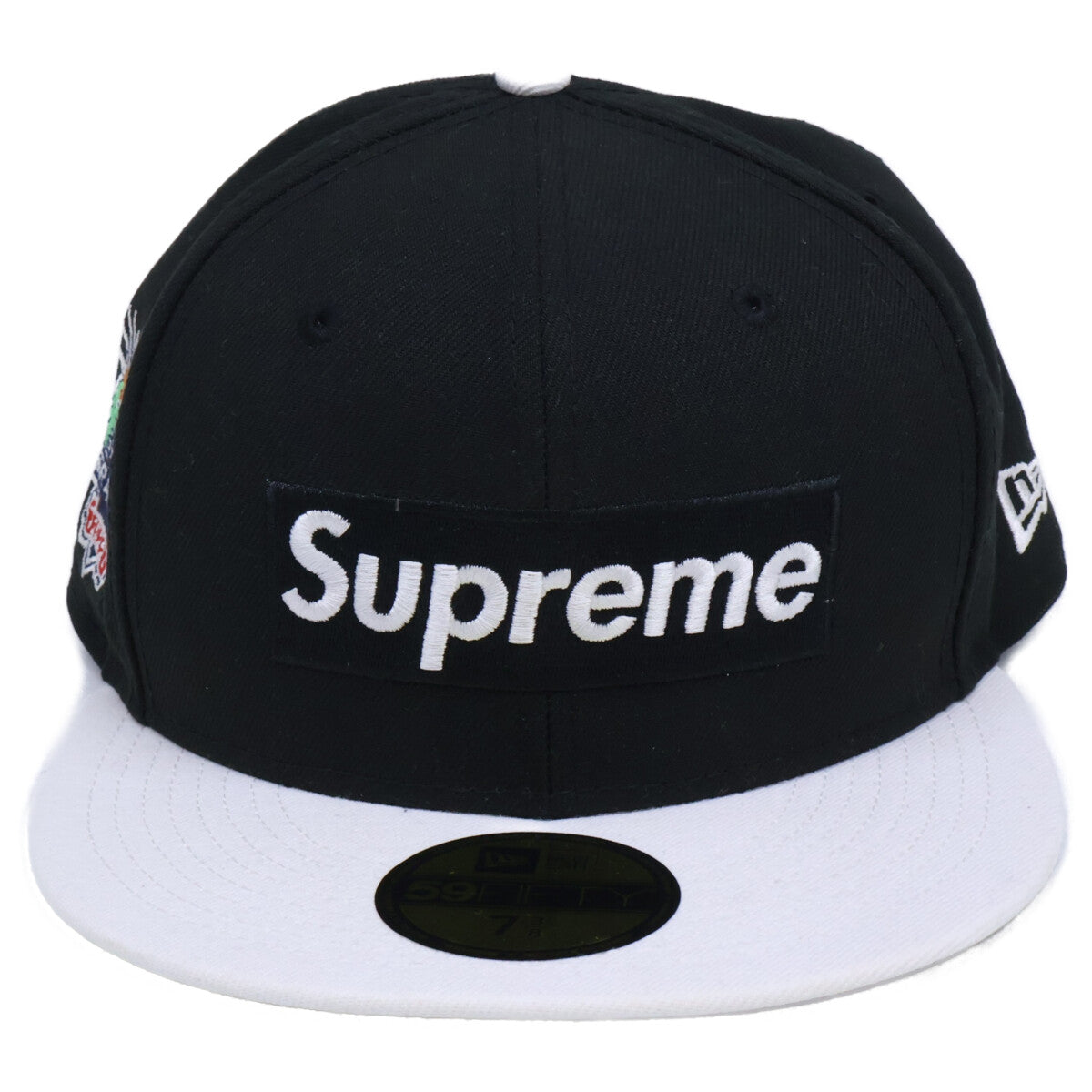 Supreme 2-Tone Box Logo New Era Cap Black Size 7 3/8 58.7CM
