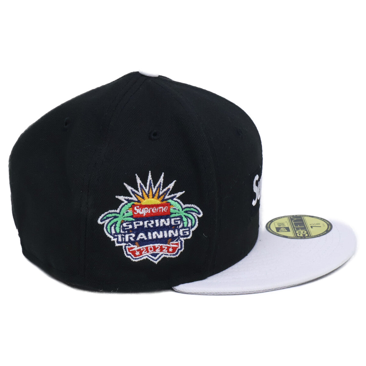 Supreme 2-Tone Box Logo New Era Cap Black Size 7 3/8 58.7CM