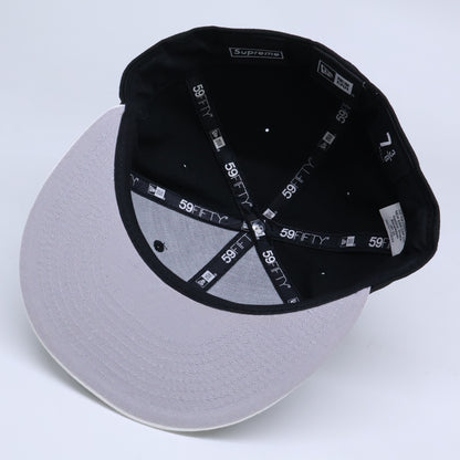 Supreme 2-Tone Box Logo New Era Cap Black Size 7 3/8 58.7CM