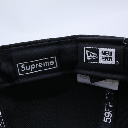 Supreme 2-Tone Box Logo New Era Cap Black Size 7 3/8 58.7CM