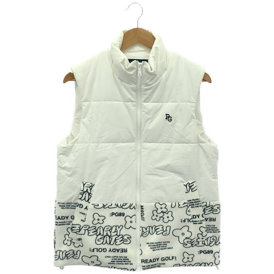 PEARLY GATES '25 All-Over Pattern Vest White Size 5