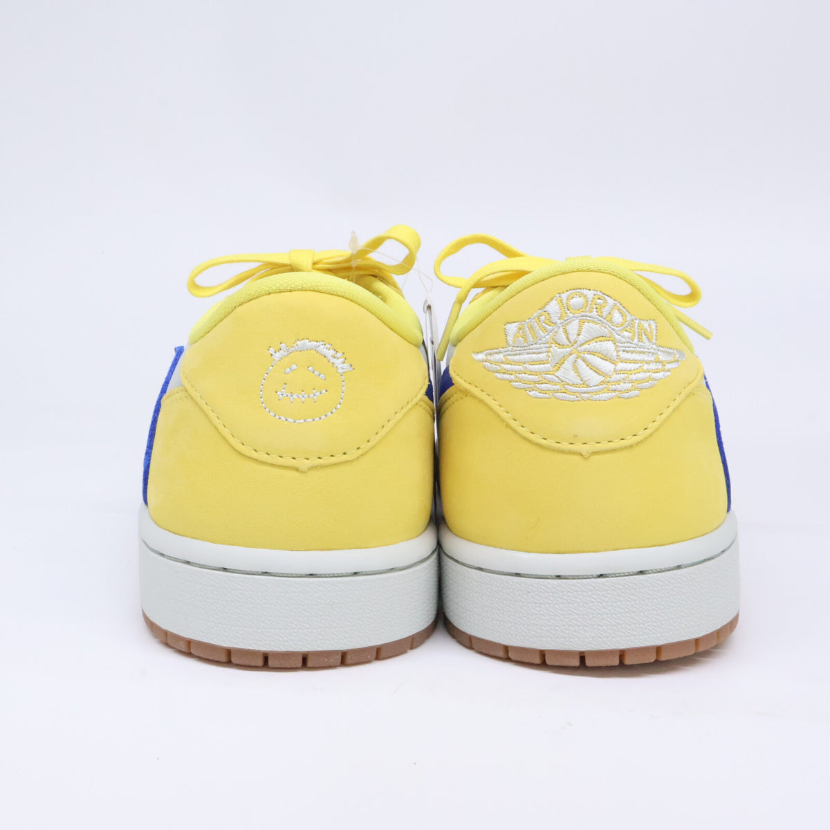 NIKE x Travis Scott WMNS Air Jordan 1 SP Canary Sneakers Size 29cm