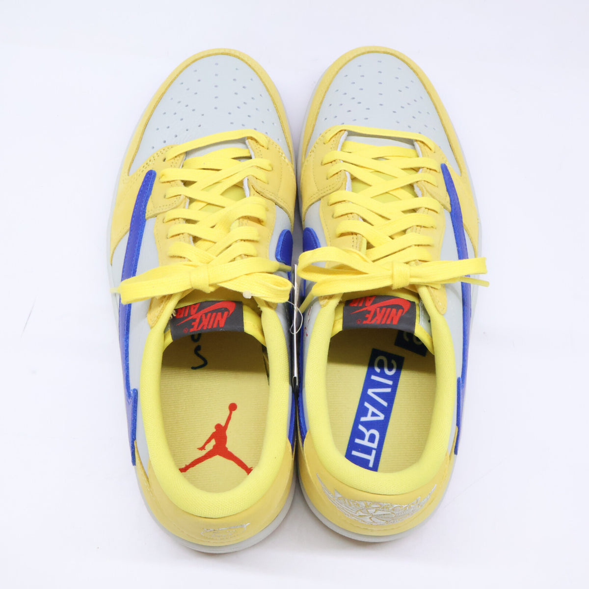 NIKE x Travis Scott WMNS Air Jordan 1 SP Canary Sneakers Size 29cm
