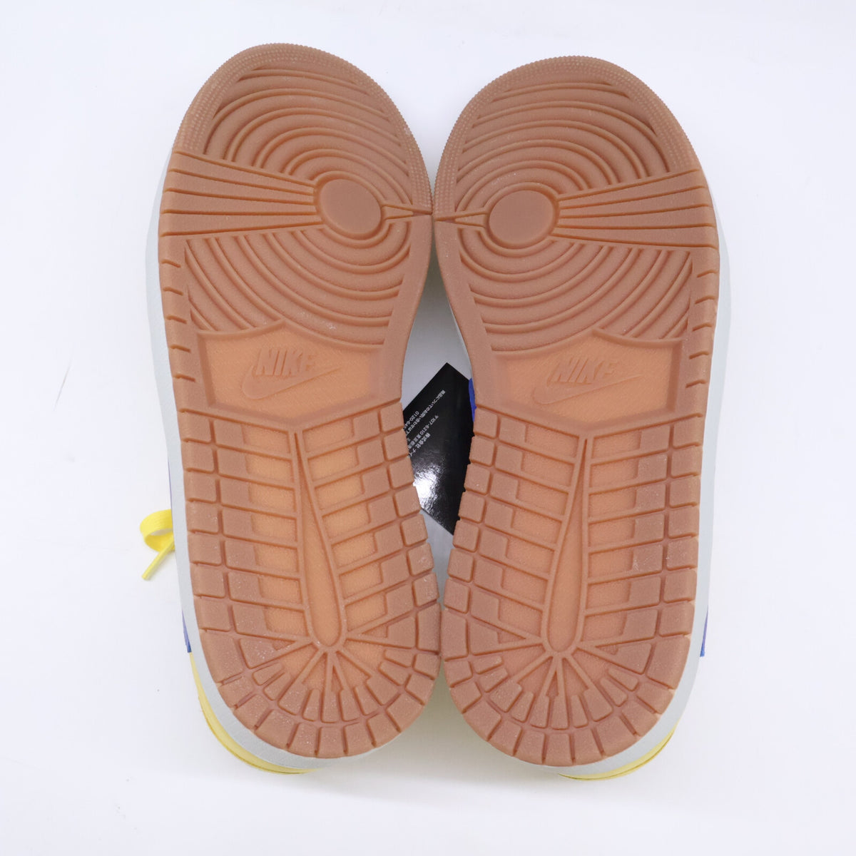 NIKE x Travis Scott WMNS Air Jordan 1 SP Canary Sneakers Size 29cm