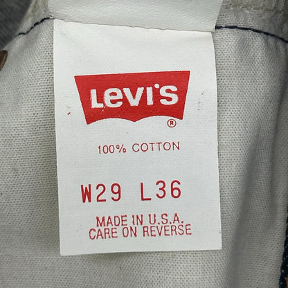 LEVI'S 93-Made Valencia Factory 501 Indigo Jeans Size W29L36