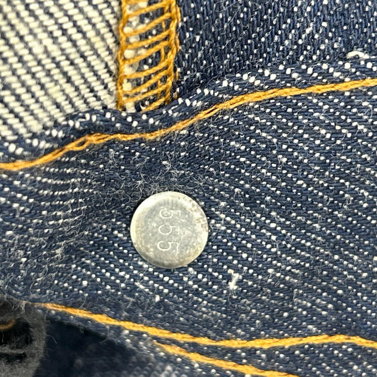 LEVI'S 93-Made Valencia Factory 501 Indigo Jeans Size W29L36