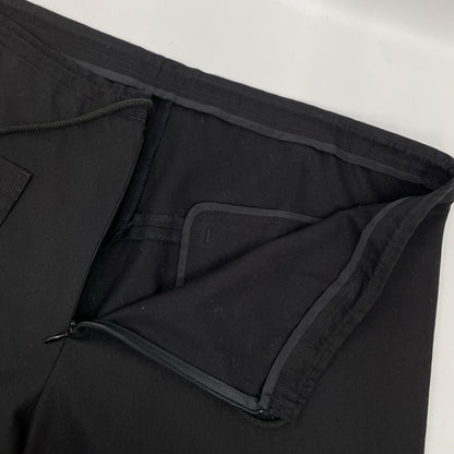 Y's 08AW Easy Cropped Pants Black Size 3