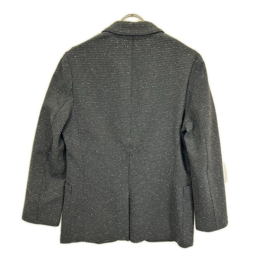 HUGOBOSS Black/Blue Tweed-Like Jacket Size 44