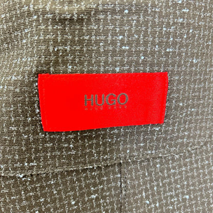 HUGOBOSS Black/Blue Tweed-Like Jacket Size 44