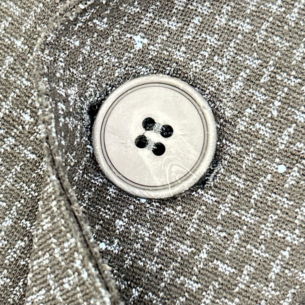 HUGOBOSS Black/Blue Tweed-Like Jacket Size 44