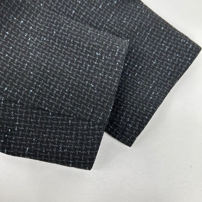 HUGOBOSS Black/Blue Tweed-Like Jacket Size 44