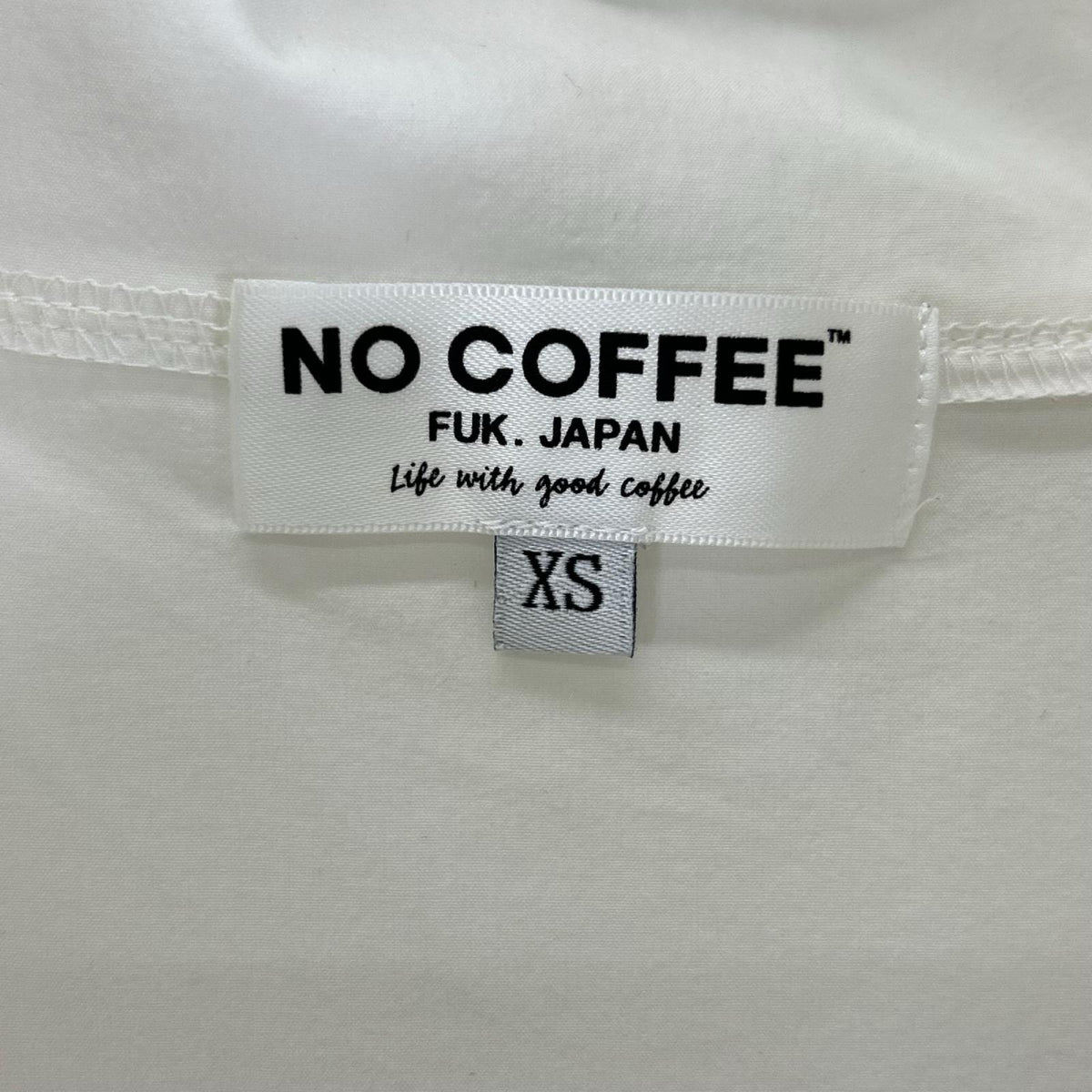 NO COFFEE CLUBHAUS Half-Zip Short-Sleeve Top Size XS