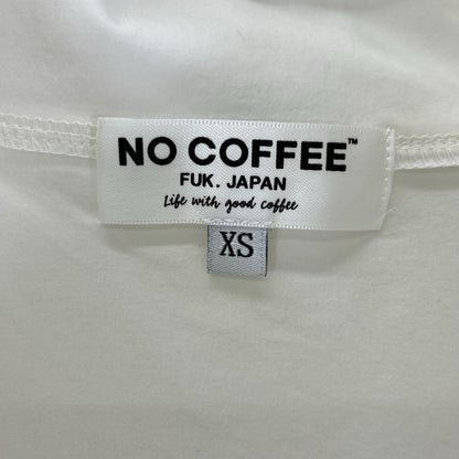 NO COFFEE CLUBHAUS Half-Zip Short-Sleeve Top Size XS