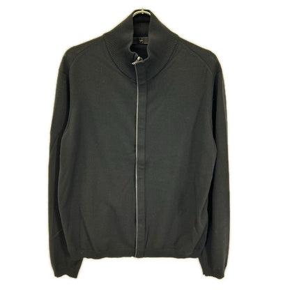Z Zegna Black Wool Zip Jacket