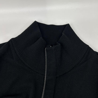 Z Zegna Black Wool Zip Jacket