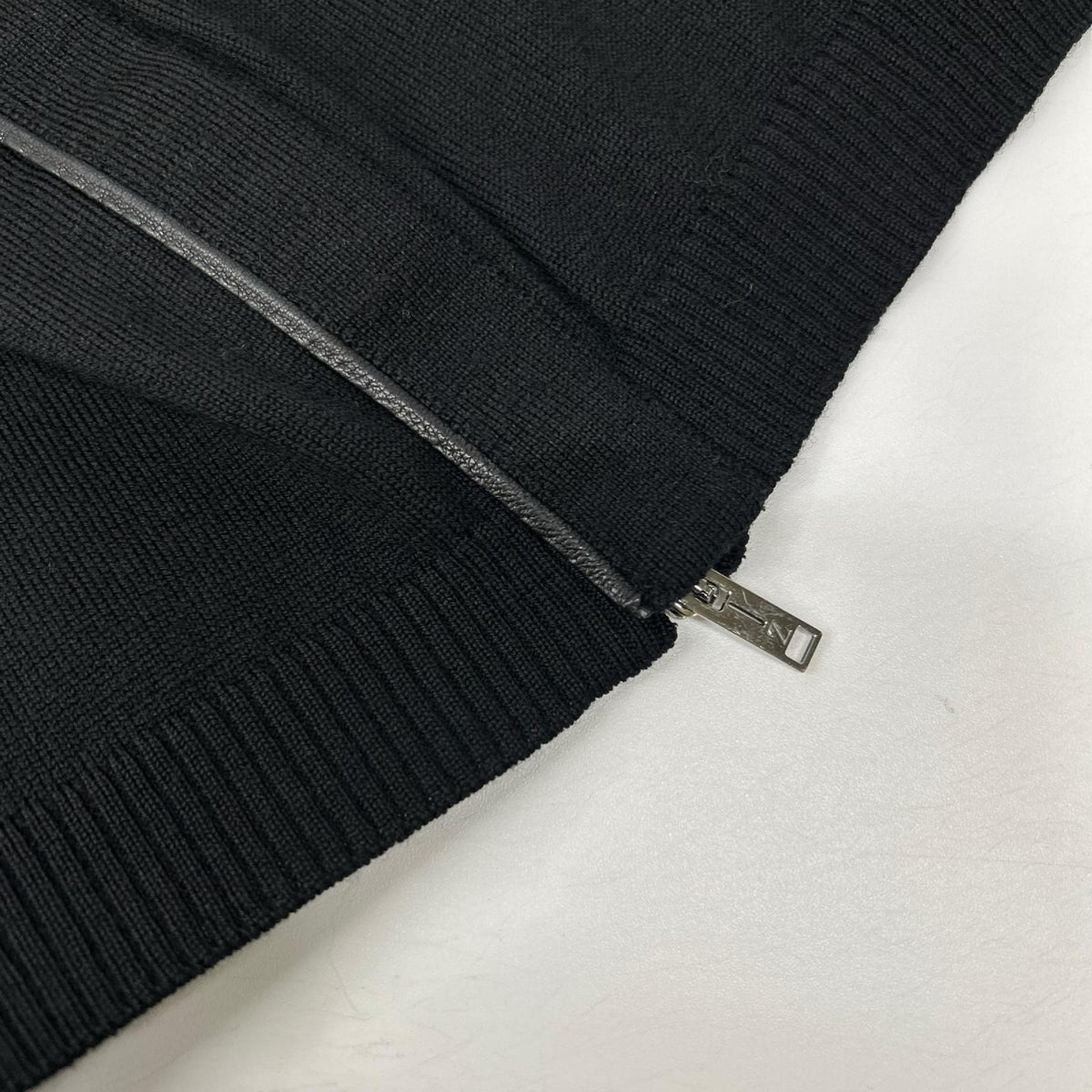 Z Zegna Black Wool Zip Jacket