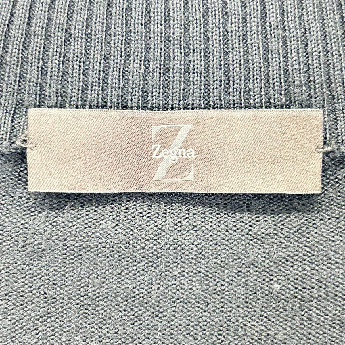 Z Zegna Black Wool Zip Jacket