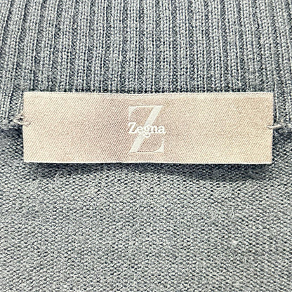Z Zegna Black Wool Zip Jacket