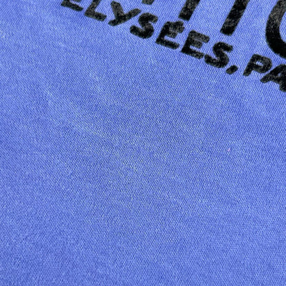 LOUIS VUITTON Arc de Triomphe Felt T-Shirt Navy Size S