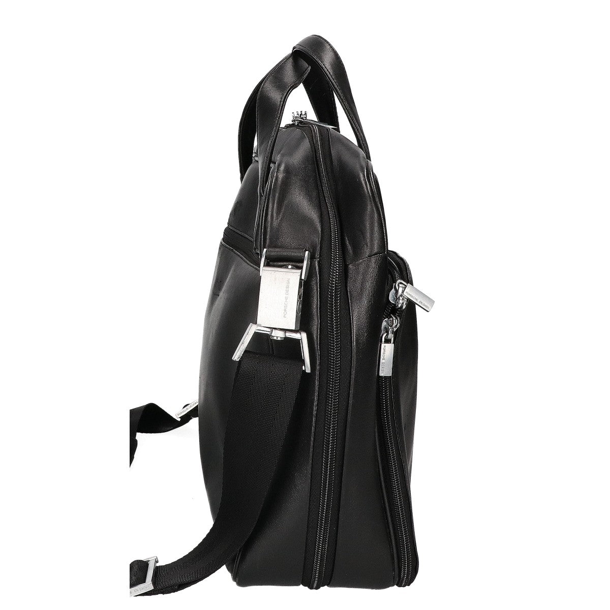 PORSCHE DESIGN Leather 2-Way Briefcase Bag