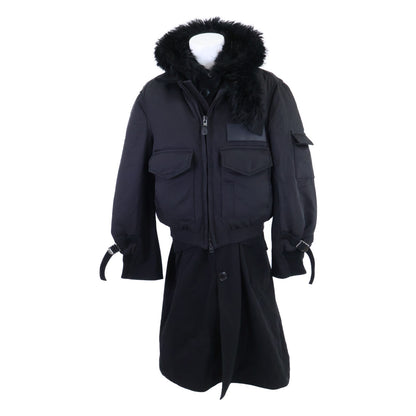 sacai x SPIEWAK 24AW Down Blouson Docking Coat Black Size 2