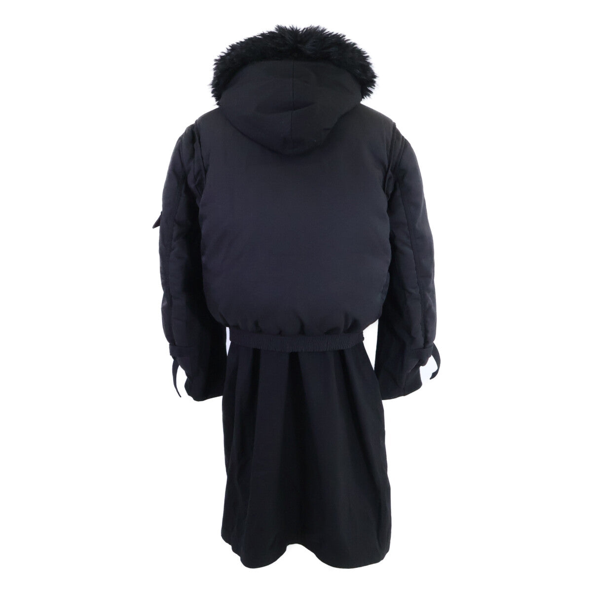 sacai x SPIEWAK 24AW Down Blouson Docking Coat Black Size 2