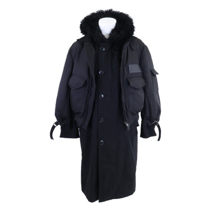 sacai x SPIEWAK 24AW Down Blouson Docking Coat Black Size 2