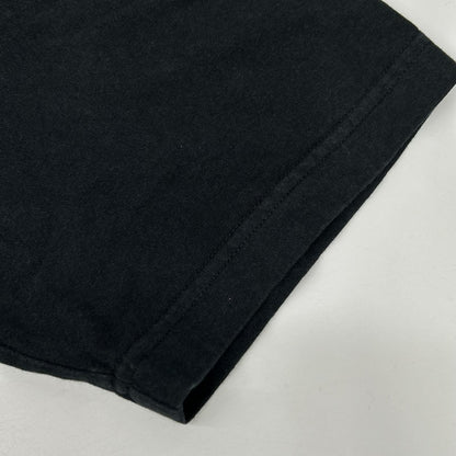 BALENCIAGA Black BB Logo Print Cotton T-Shirt