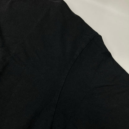 BALENCIAGA Black BB Logo Print Cotton T-Shirt