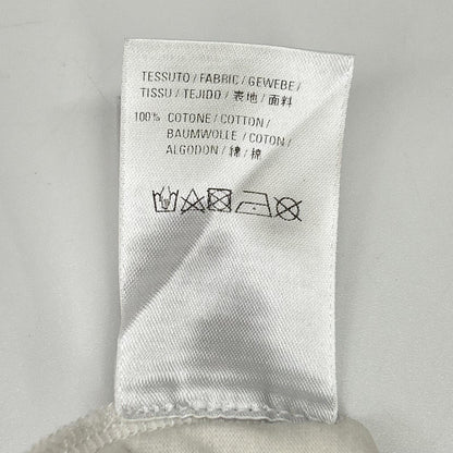 BALENCIAGA White Back Print Cotton T-Shirt Size XL