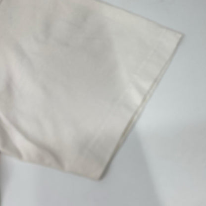 BALENCIAGA White Back Print Cotton T-Shirt Size XL