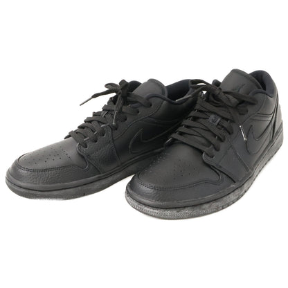 NIKE Air Jordan 1 Low Sneakers Triple Black Size 26.5