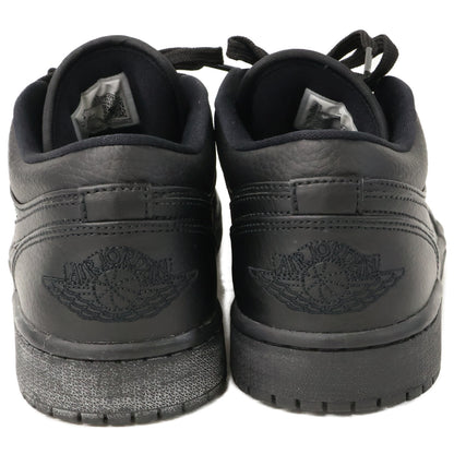 NIKE Air Jordan 1 Low Sneakers Triple Black Size 26.5