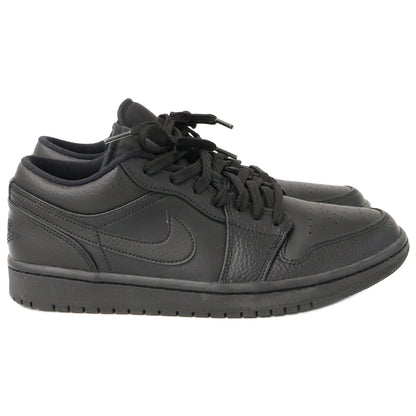 NIKE Air Jordan 1 Low Sneakers Triple Black Size 26.5