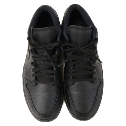 NIKE Air Jordan 1 Low Sneakers Triple Black Size 26.5