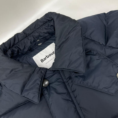 Barbour BEDALE SL DOWN Nylon Down Jacket Navy Size 38