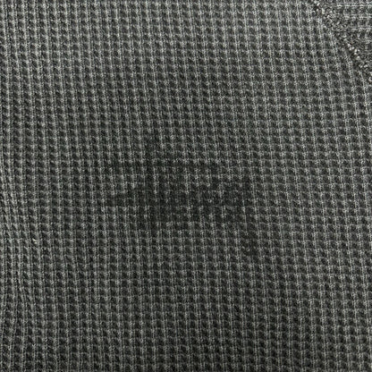 Stussy Washed Black Basic Thermal Gray Size M