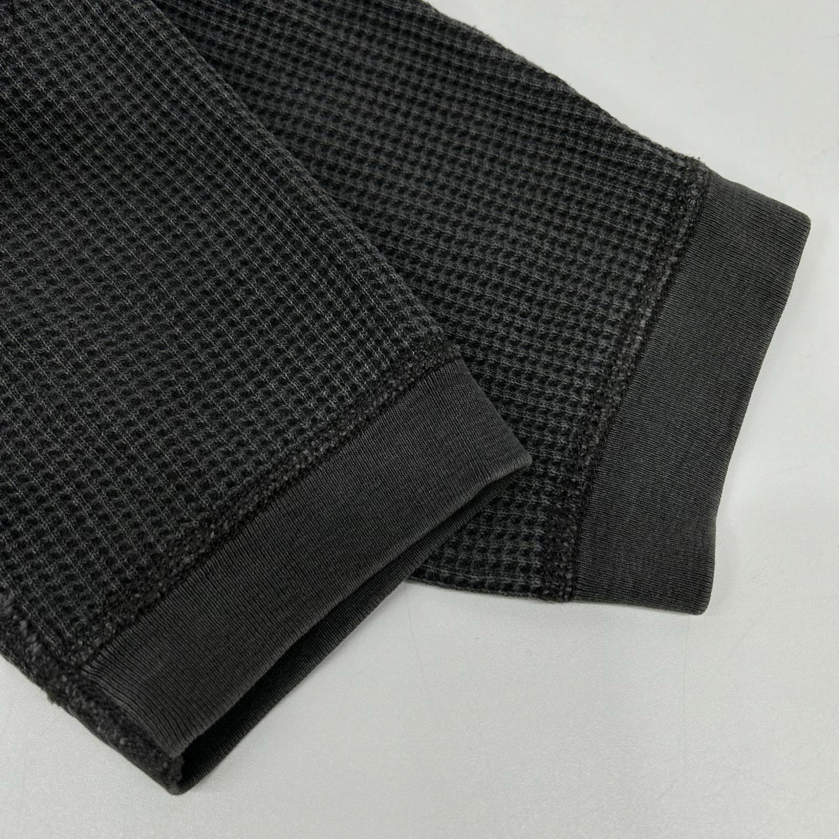 Stussy Washed Black Basic Thermal Gray Size M