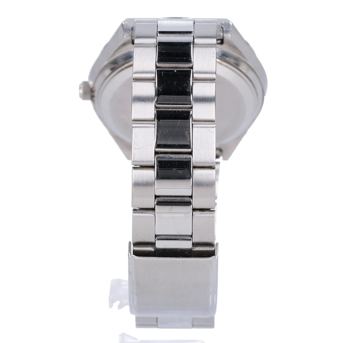 SEIKO 0843-8070 Snowflake Dial Quartz Watch Silver