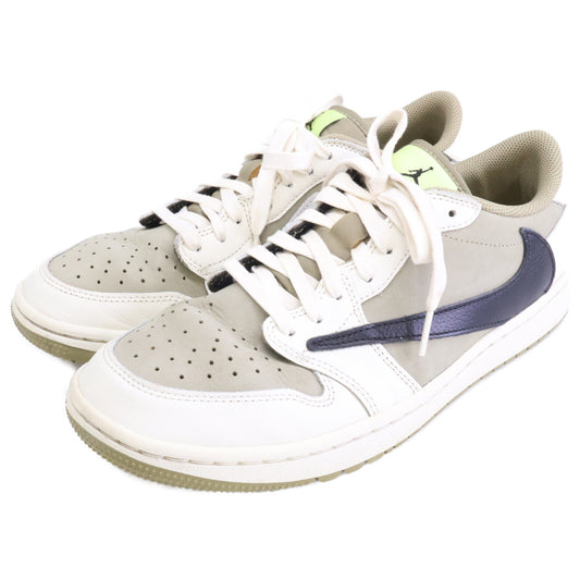 NIKE x Travis Scott AJ1 Low Golf Sneakers Olive Size 26.5cm