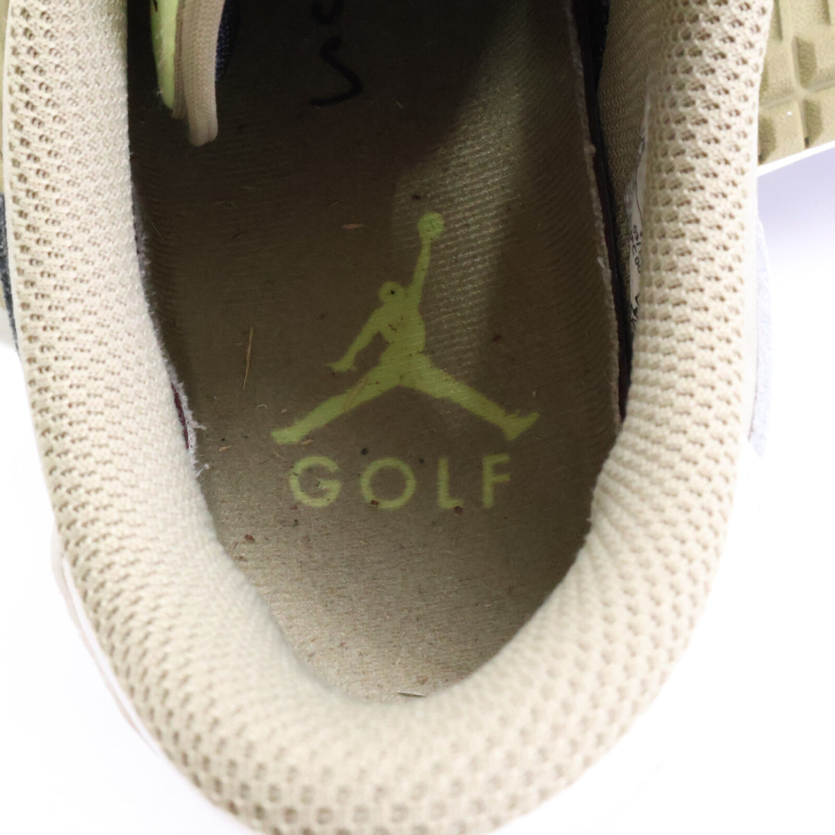 NIKE x Travis Scott AJ1 Low Golf Sneakers Olive Size 26.5cm