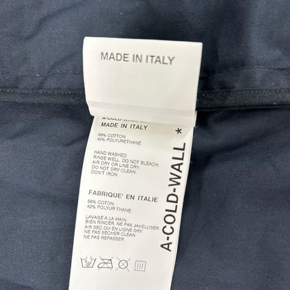 A-COLD-WALL Black Nylon Long Jacket Size S