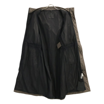 MONCLER 25AW Aliso Khaki Nylon Hooded Long Coat Size 3