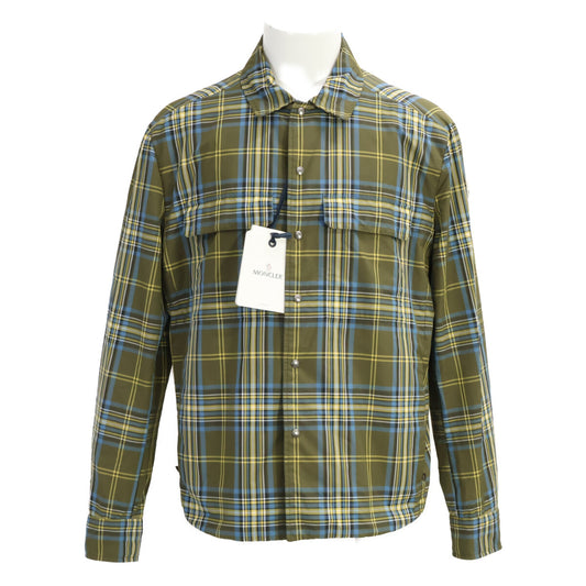MONCLER 25AW Camcia Check Zip-Up Shirt Jacket Size L