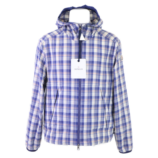 MONCLER NATISONE Check Zip Polyester Jacket Multi Size 3